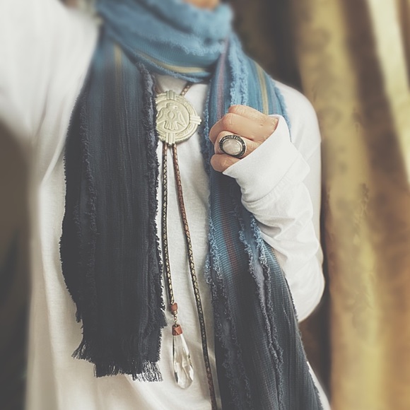 Frye Multicolor Striped Scarf - Picture 8 of 13